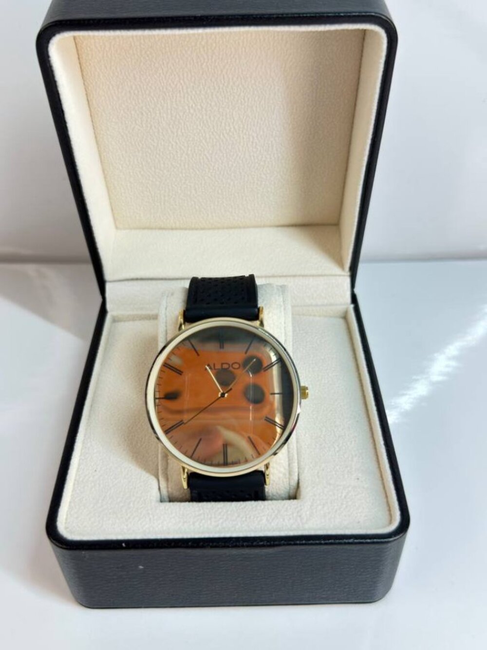 ALDO Gold-Tone Minimalist Watch – Like New